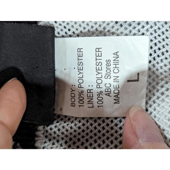 Hawaiian Performance Men's Surfwear Gray Black Hawaiian Print Swim Trunks Large - Picture 4 of 6